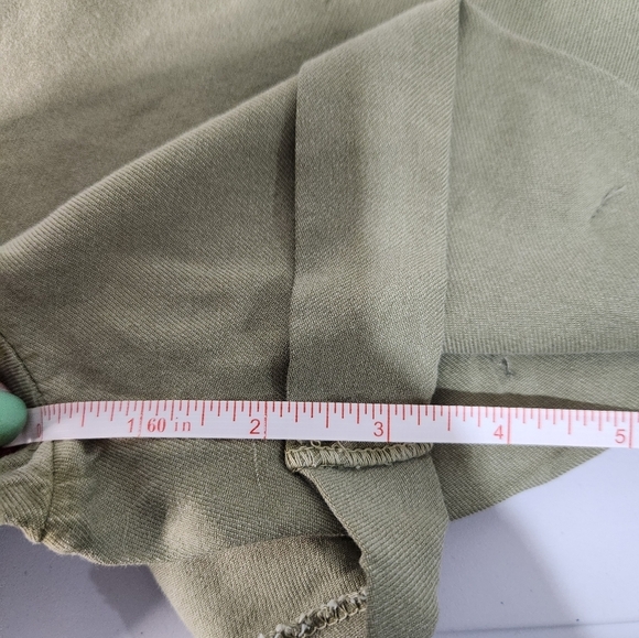 Billabong Green Denim Overalls/Romper, Size Medium - Picture 6 of 8